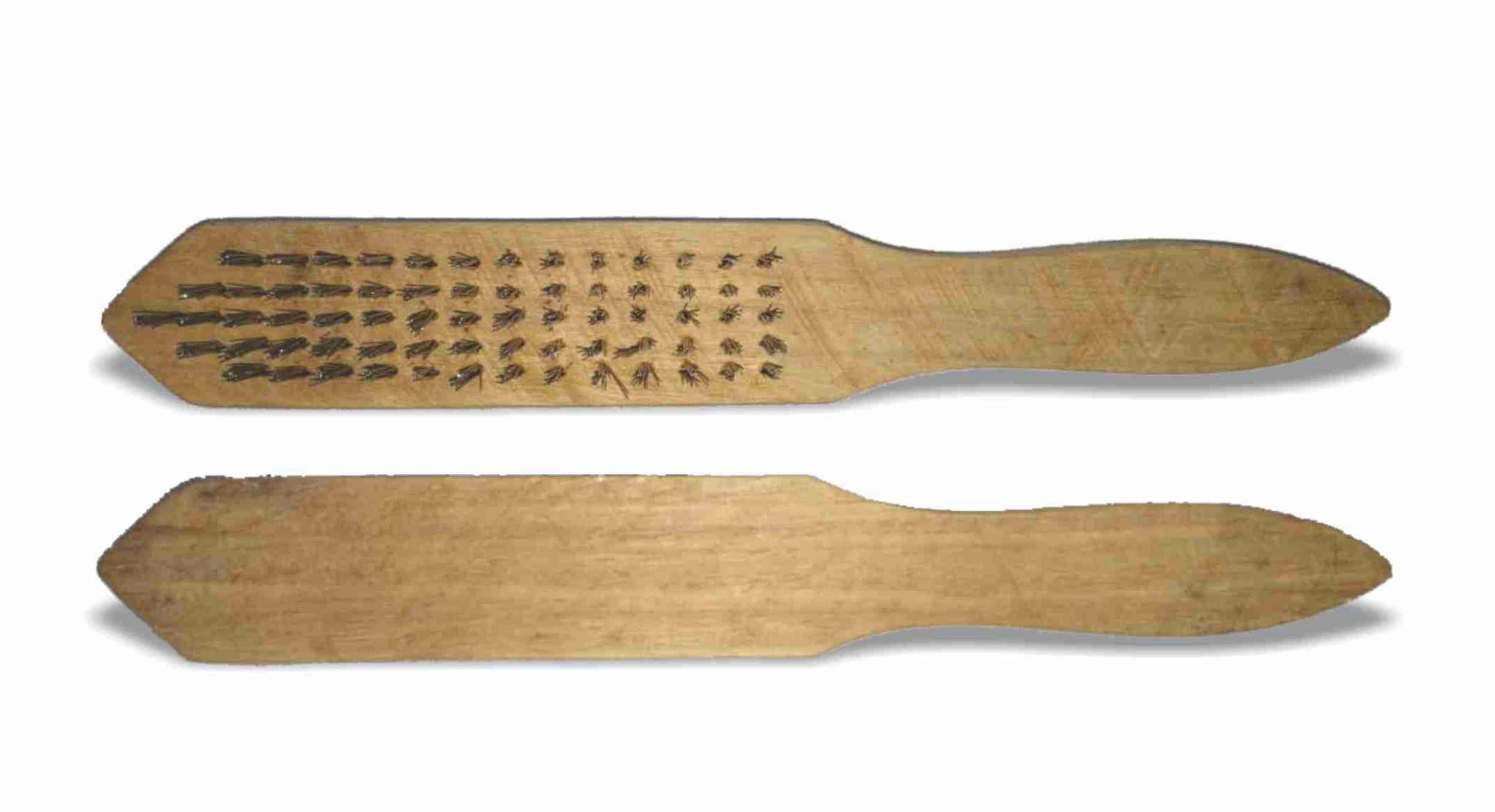 Cepillo de chimenea oblongo con forma de mango de madera, cepillo de Banco  de carpintería de 28cm, herramientas de chimenea - AliExpress